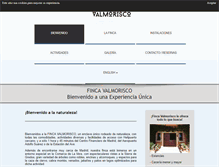 Tablet Screenshot of fincavalmorisco.com